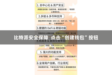 比特派安全保障 点击“创建钱包”按钮