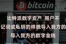 比特派数字资产 用户不错通过助记词或私钥的样貌导入我方的数字金钱