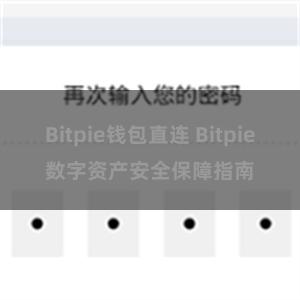 Bitpie钱包直连 Bitpie数字资产安全保障指南