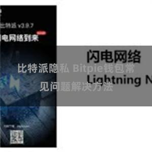 比特派隐私 Bitpie钱包常见问题解决方法