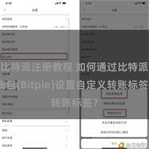 比特派注册教程 如何通过比特派钱包(Bitpie)设置自定义转账标签？